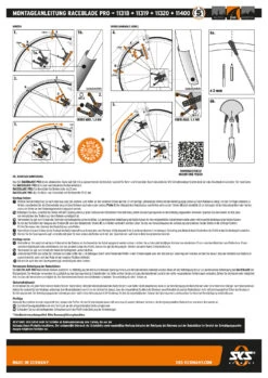Kit De Garde-boue Raceblade Pro Noir -Magasin D'Équipement De Vélo AB bedienungsanleitung RACEBLADE PRO