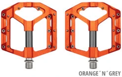 RFR Pédales Plates SLT 2.0 -Magasin D'Équipement De Vélo RFR SLT 2 0 Flat Plattformpedale 20093329 4 orange grey