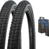 Schwalbe Marathon Plus 40-622 + Chambre à Air SV19 Set -Magasin D'Équipement De Vélo Schwalbe Marathon Plus 40 622 Schlauch SV19 Set 20126270
