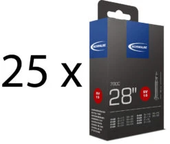 Schwalbe Chambre à Air SV 15 Pour 28" (25 Pièces)