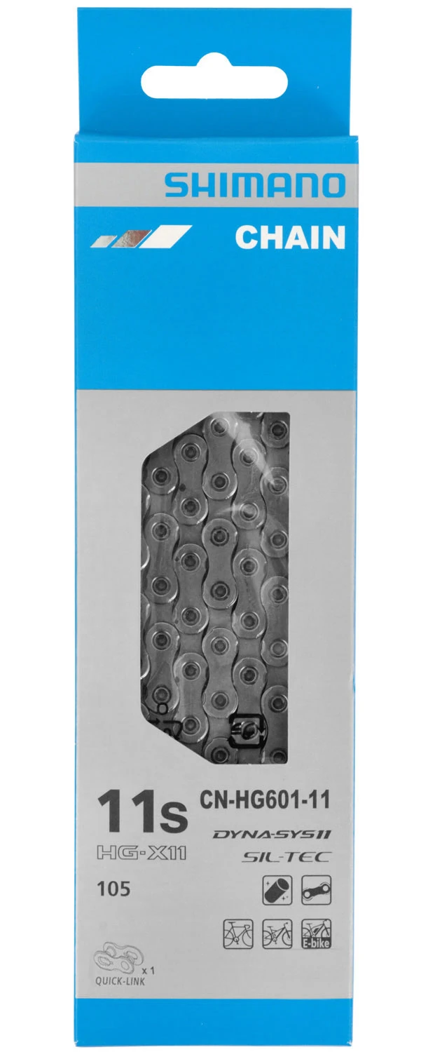 Shimano CN-HG601 Chaîne à 11 Vitesses Avec Quick-Link 4 Shimano CN-HG601 Chaîne à 11 Vitesses Avec Quick-Link – Image 2