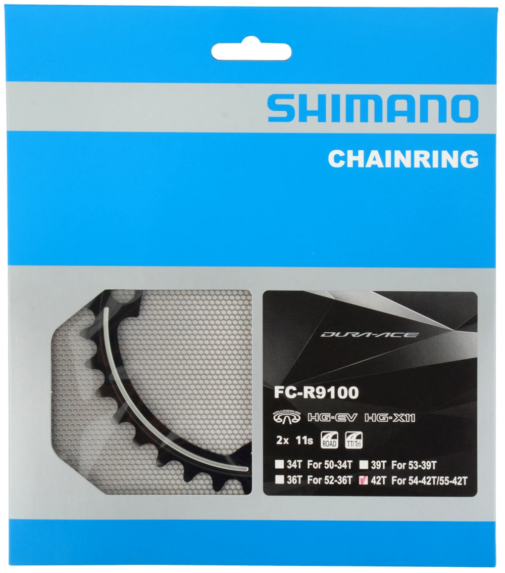 Shimano Plateau DURA ACE Pour FC-R9100 55-54/42 Dents 8 Shimano Plateau DURA ACE Pour FC-R9100 55-54/42 Dents – Image 6