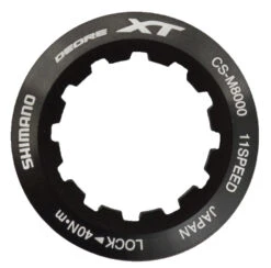 Shimano Bague De Fermeture Avec Bague D'espacement Pour CS-M8000 8 Shimano Bague De Fermeture Avec Bague D'espacement Pour CS-M8000 -Magasin D'Équipement De Vélo Shimano Verschlussring mit Distanzring fur CS M8000 Y1RK98010 c