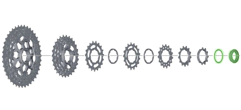 Shimano Bague De Fermeture Avec Bague D'espacement Pour CS-M8000 6 Shimano Bague De Fermeture Avec Bague D'espacement Pour CS-M8000 – Image 4